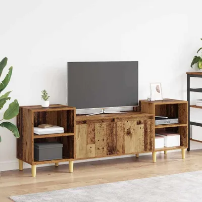 Produktbild von "Schlussverkauf" TV-Schränk hochwertigem - TV-Lowboard - Max. Gewicht: 60 kg - Altholz 160x35x55 cm Holzwerkstoff  C14529