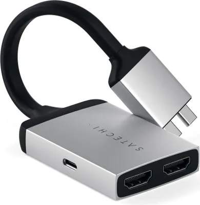 Immagine prodotto di Satechi ST-TCDHAS adattatore grafico USB Nero, Argento