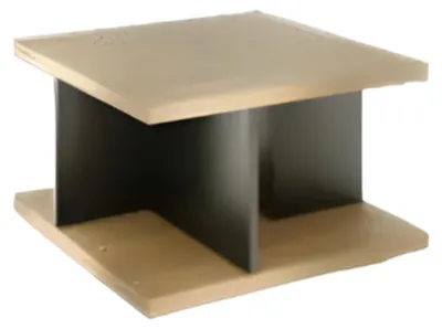 Immagine prodotto di Tavolino da caffè contemporaneo grigio marrone Tavolino da caffè Tavolo in legno