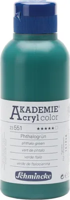 Produktbild von Phthalogrün 250ml Acrylfarbe - AKADEMIE Acryl - Schmincke 23 551 027