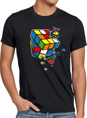 Produktbild von style3 Explodierender Zauberwürfel Herren T-Shirt sheldon, Größe:4XL