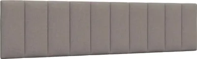 Produktbild von Kopfteil-Kissen "Hanko" Taupe 200 cm Stoff
