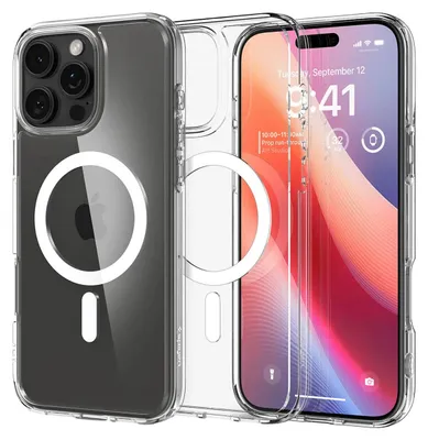 Productafbeelding van Spigen Ultra Hybrid (MagFit), Obal, Apple, iPhone 16 Pro Max, 17,5 cm (6,9 inch), Transparant, Wit