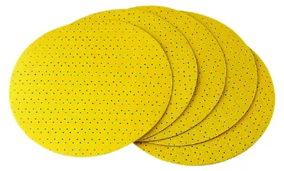 Produktbild von Rundes Klett-Schleifpapier (perforiertes Schleifpapier) D225 PF-P80 VE25-260.234