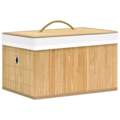 Image de vidaXL Boîtes de rangement en bambou 4 pcs.