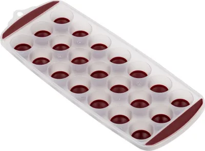Obrázek produktu pro NAVA forma na led / zásobník na ledové kostky se silikonovou základnou pro snadné vyjmutí 21 kostek ledu