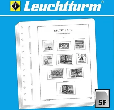 Produktbild von LEUCHTTURM Blankoblätter für selbstklebenden Automatenmarkenf, BRD, 5er Pack