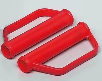 Produktbild von 2x Ersatzgriff Sackkarrengriff Griff Sackkarre Schubkarre Karre - 25mm ROT