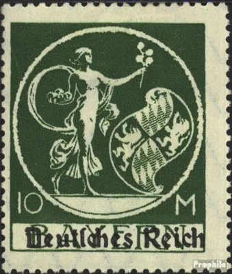Produktbild von Briefmarken Deutsches Reich 1920 Mi 137I mit Falz Bayernabschied