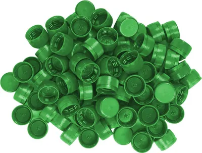 Image de 6500 bouchons universels Petlinge PET Preform Bouchons à visser pour bouteilles vert