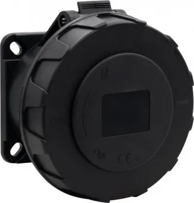 Obrázok produktu pre Priama zásuvka 32A/5P 380V-415V /FE/ IP67 čierna F7.0172