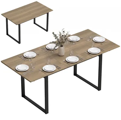 Produktbild von Ausziehbarer Esstisch 140 180 cm, fš¹r 6 8 Personen, 20556