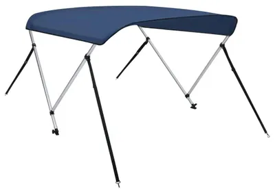 Produktbild von Bimini Sonnendach für Boot - 2-Bügel Bimini Top - 180x150x110 cm - UV- und wasserabweisend - Faltbar - Armeegrün