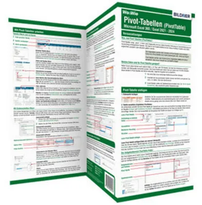 Produktbild von Pivot-Tabellen (PivotTable) Microsoft Excel 365 / Excel 2019 - 2021