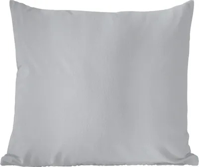 Produktbild von MuchoWow® Zierkissen Sofakissen Wohnzimmer Dekokissen 40x40 cm Interieur - Grau - Hell - Foto Kissen - Schlafzimmer Dekoration