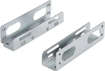 Obrázek produktu pro StarTech.com BRACKET, 13,3 cm (5.25"), Sáňky pro disk, Stříbrná, 3.5", Kov, 22 mm