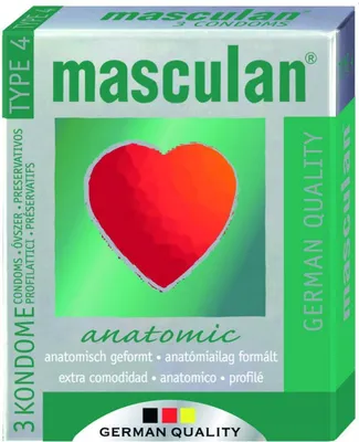 Produktbild von masculan Anatomik Kondome 3 Stück