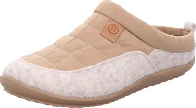 Produktbild von Rohde Damen Pantoffel Hausschuh Filz herausnehmbare Einlagen Perugia 2022, Größe:42 EU, Farbe:Beige