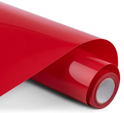Productafbeelding van Vinyl Roll 30-5 * 400cm - HTV Iron on Vinyl voor DIY T - Shirts Kleding Tassen en andere stoffen (Rood)