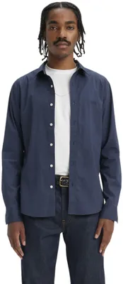 Produktbild von Levi's Herren Hemd Battery Housemark mit Logo, Slim Fit, Blau (Naval Academy), S