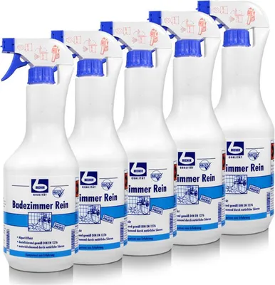 Produktbild von Dr. Becher Badezimmer Rein mit Abperl-Effekt 1L (5er Pack)