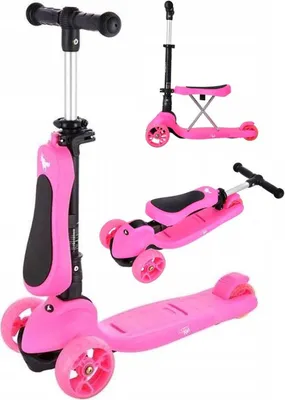 Produktbild von Kinderroller NILS Fun HLB12 2in1 rosa