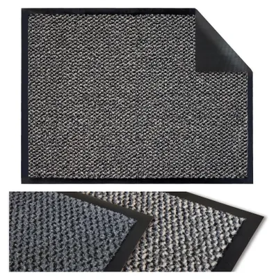 Deurmat stofdicht antislip 60x80 cm anthrazit