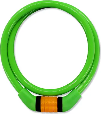 Produktbild von Fahrradschloss für Kinder und Erwachsene |Grün|Crazy Safety |Bunt & einfach