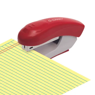 Zdjęcie produktu dla Zszywacz Q-CONNECT KF14206 czerwony/szary