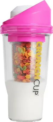 Produktbild von CrunchCup Original Tragbarer Müslibecher To Go 260 + 250 ml | Pink