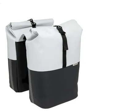 Produktbild von New Looxs Tasche Nyborg Double Light Grey/Black 2x20L Grey - geräumige Doppel...
