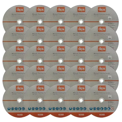 Image de Jeu de 25 disques à tronçonner le métal 230 mm / 1,9