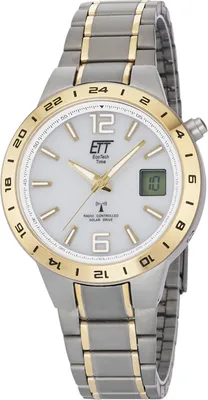 Obrázek produktu pro ETT EGT-11410-40M Pánské solární titanové hodinky s rádiovým řízením