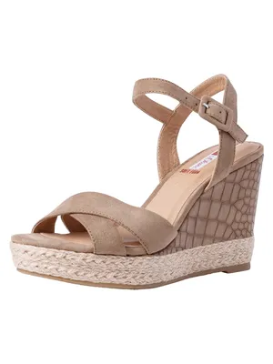 Produktbild von S.OLIVER [WOMEN] 5-5-28302-26/352 TAUPE CROCO Sandaletten  FS 2021, Spocc:37