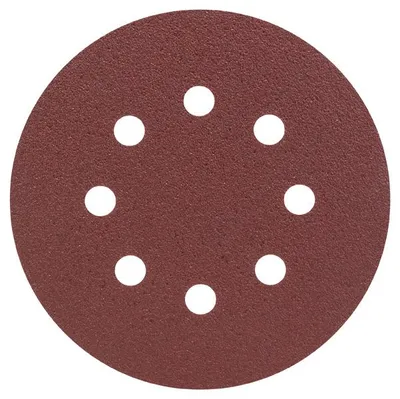 Produktbild von Schleifblatt-Set für Exzenterschleifer, 8 Löcher, 125 mm, K 80, 25er-Pack