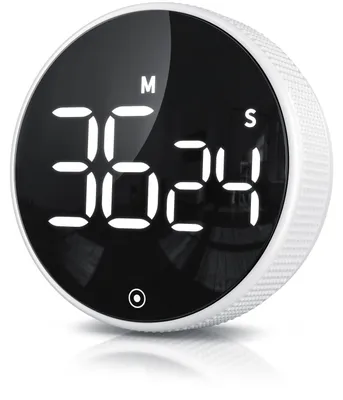 Imagen del producto de BEARWARE: Temporizador digital para cocina, despertador para cocina, temporizador de huevos, pantalla LED, cuenta regresiva, imantado