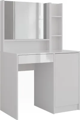 Immagine prodotto di Tavolo da toeletta Vicco Sherry Bianco/bianco lucido 89.8 cm 3 parti, Model 57710