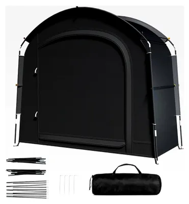Produktbild von Fahrradzelt 200 x 165 x 80 cm, tragbare Fahrradgarage für 2-3 Fahrräder, wasserdicht und UV-beständig