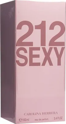 A pink box of Carolina Herrera 212 Sexy Eau de Parfum.