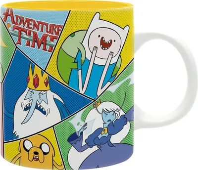 Produktbild von ABYSTYLE - Adventure Time Tasse mit Figurengruppe