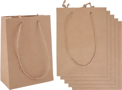 Produktbild von VBS Papiertüte 16,5x12x6,5cm, Pack à 6 Stück