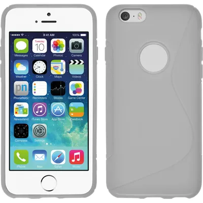 Produktbild von PhoneNatic Case kompatibel mit Apple iPhone 6s / 6 - weiß Silikon Hülle S-Style + 2 Schutzfolien