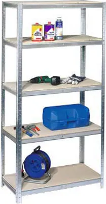 Immagine prodotto di SZ Metall scaffale a incastro marrone/argento