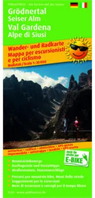 Obrázok produktu pre Val Gardena, Seiser Alm / Val Gardena, Alpe di Siusi Turistické a cyklistické mapy 1 : 35 000