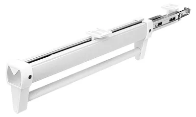 Produktbild von Ausziehbarer Hosenhalter aus robuster Aluminiumlegierung, platzsparend, einziehbar, zur Deckenmontage, mit verschiebbarer Kleiderstange