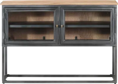 Produktbild von vidaXL Sideboard Grau 100x30x70 cm Massivholz Akazie