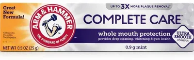 Produktbild von Zahnpasta, Arm & Hammer, Complete Care, Zahnaufhellung, Täglicher Schutz, Reisegröße, 25 g