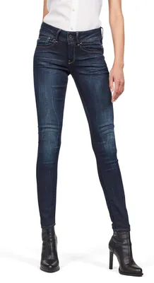 Productafbeelding van G-STAR RAW dames jeans, model Lynn, mid-waist, skinny fit
