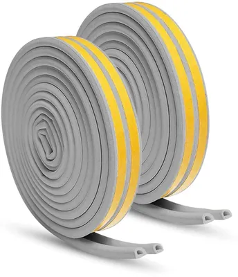 Immagine prodotto di Nastro sigillante da 30 metri, profilo B/D, 9 mm x 6 mm, autoadesivo