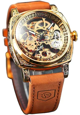 Immagine prodotto di Orologio meccanico con design scheletrico "Holler"